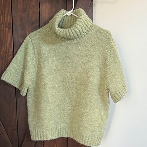 Abercrombie & Fitch Olive Turtleneck Sweater